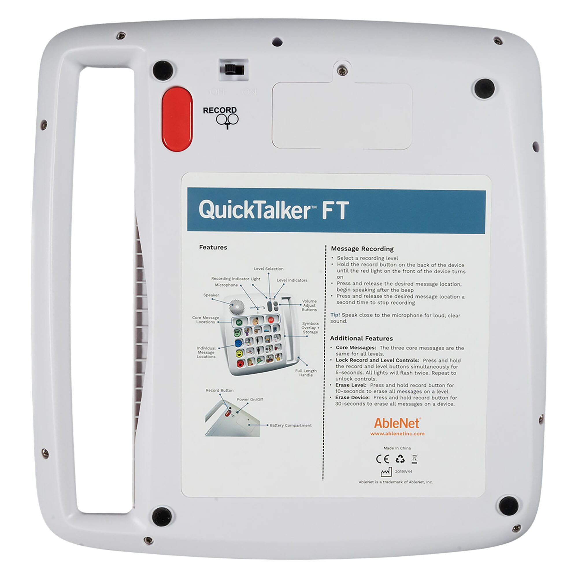 NHC magic Talker's EP-7000J 英会話 学習 プレイヤー QuickTalker FeatherTouch 23 | Assistive Technology | eSpecial Needs