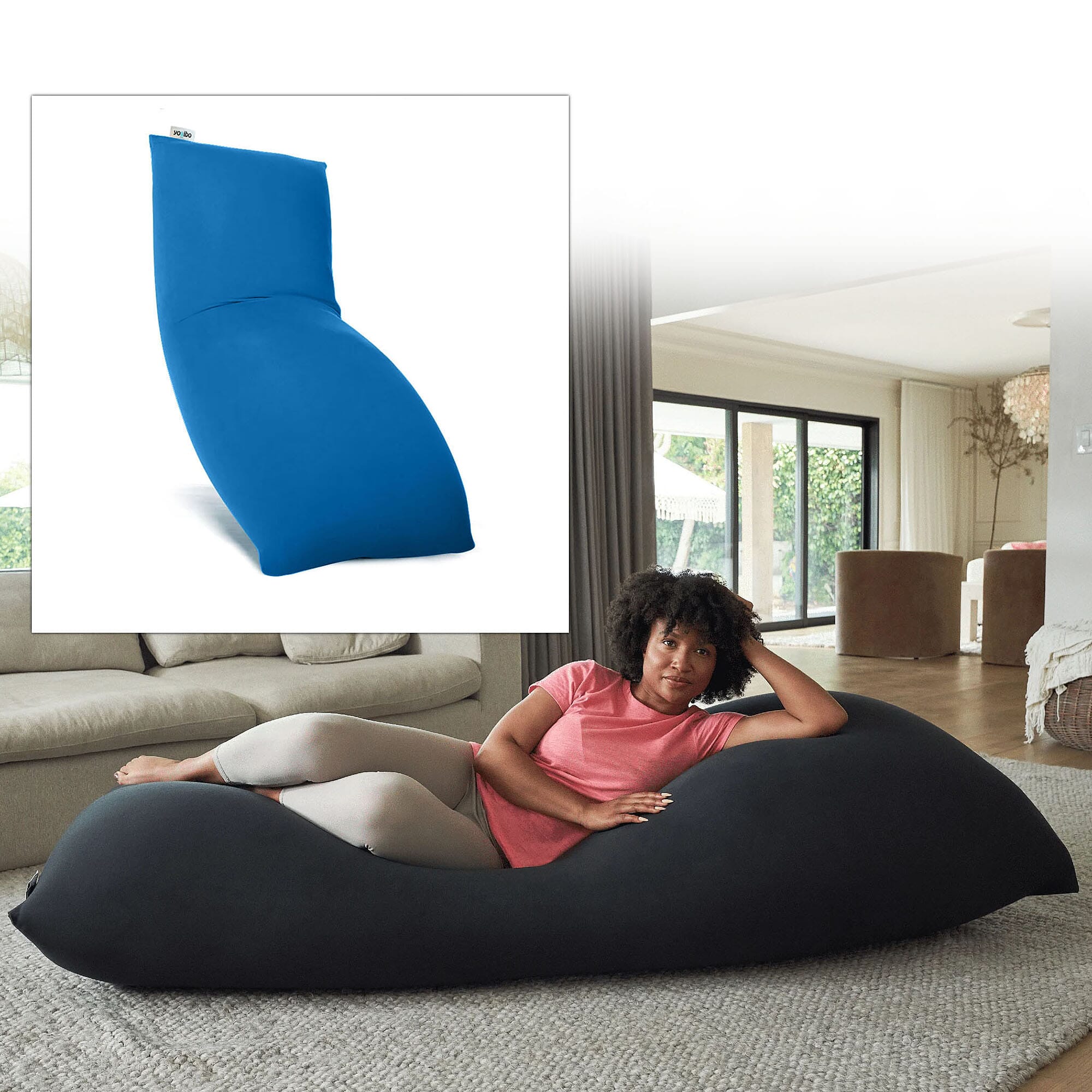 GON Yogibo Max ネイビー Yogibo Max | Bean Bags & Body Pillows | eSpecial Needs
